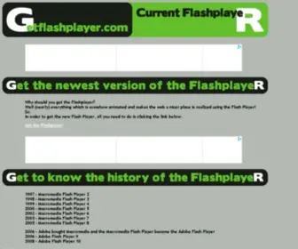 Getflashplayer.com(Flashplayer Download) Screenshot