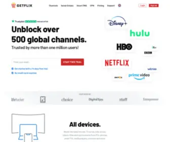 Getflix.com(Getflix Smart DNS & VPN) Screenshot