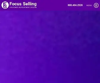 Getfocusselling.com(Focus Selling) Screenshot