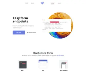 Getform.io(Powerful form backend) Screenshot