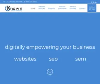 Getfoundbeknown.com(Known Digital Marketing) Screenshot