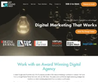 Getfoundfirst.com(Digital Marketing Agency) Screenshot