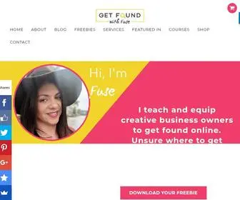 Getfoundwithfuse.com(SEO for Creative Entrepreneurs) Screenshot