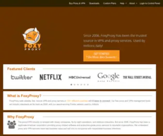 Getfoxyproxy.org(FoxyProxy) Screenshot