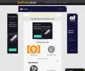 Getfree.co.in(Get Free Coin) Screenshot