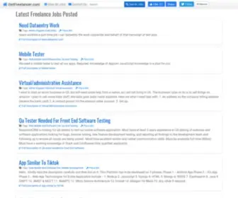 Getfreelancer.com(Contracted work) Screenshot