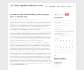 Getfreesamplesbymailnosurveys.com(Tested and 100% Working Free Samples By Mail) Screenshot