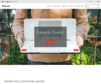 Getfreewrite.com(Freewrite) Screenshot