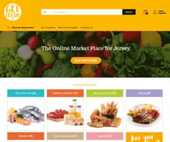 Getfresh.je(The Online Market Place for Jersey) Screenshot