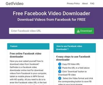 GetfVideo.net(Facebook Video Downloader) Screenshot