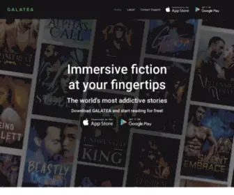 Getgalatea.com(Galatea Stories) Screenshot