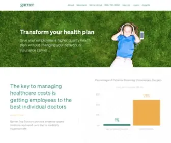 Getgarner.com(Garner Health) Screenshot