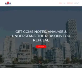 Getgcmsnotes.ca(Get GCMS Notes) Screenshot