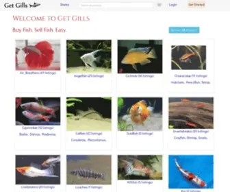 Getgills.com(Get Gills Marketplace) Screenshot