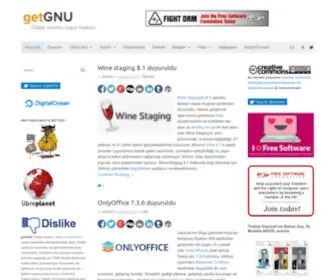 Getgnu.org(Get GNU) Screenshot