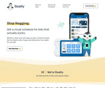 Getgoally.com(The Best Tablet for Kids) Screenshot