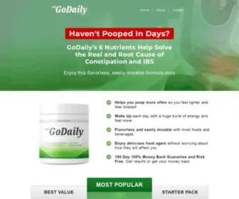 Getgodailyprebiotic.com(Getgodailyprebiotic) Screenshot