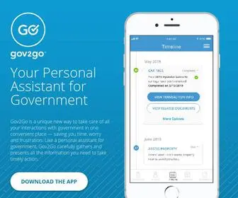 Getgov2GO.com(Your Personal Government Assistant) Screenshot