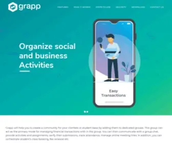 Getgrapp.com(Grapp Run your Business in a snap. The new best friend to every small business owner) Screenshot