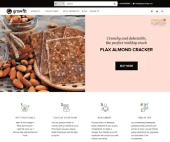 Getgrowfit.com(India’s Premium Nutrition) Screenshot