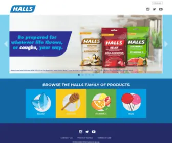 Gethalls.ca(HALLS products have a range to suit different needs) Screenshot