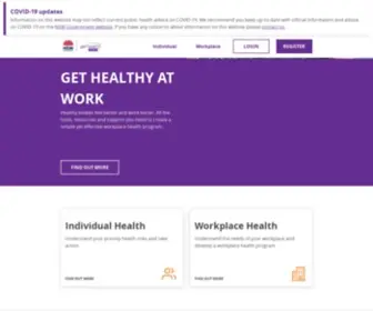 Gethealthyatwork.com.au(Get Healthy At Work) Screenshot