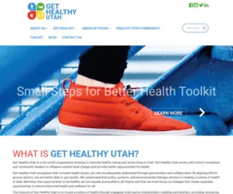 Gethealthyutah.org(Get Healthy Utah) Screenshot