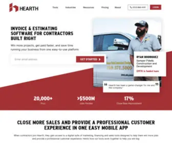 Gethearth.com(Best Contractor Estimating & Invoicing Software) Screenshot