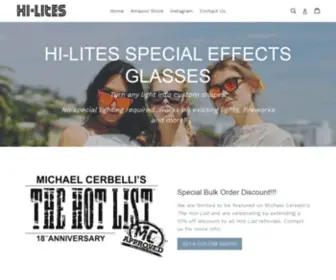 Gethilites.com(HI-LITES Glasses) Screenshot