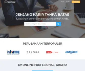 Gethired.id(Info Lowongan Kerja di Indonesia) Screenshot