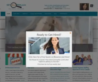 Gethiredrdh.com(RDH Resumes and Career Guidance) Screenshot