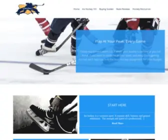 Gethockeyadvice.com(Cheap equipment won’t cut it when your buddy) Screenshot