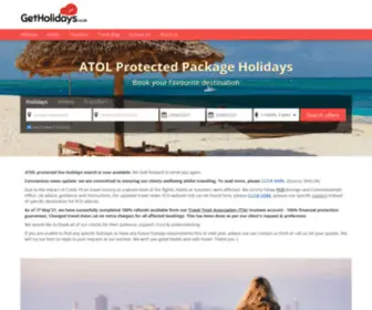 Getholidays.co.uk(ATOL) Screenshot