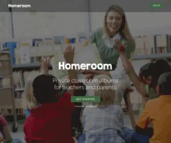 Gethomeroom.com(Private classroom albums for teachers and parents) Screenshot