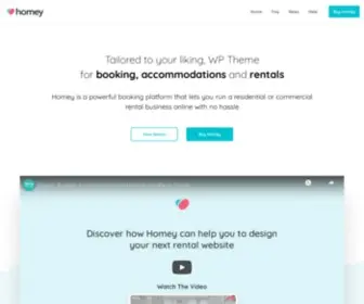 Gethomey.io(Wordpress theme for booking) Screenshot