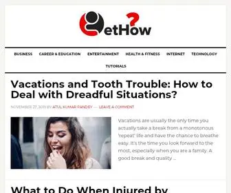 Gethow.org(Your How to Guide) Screenshot