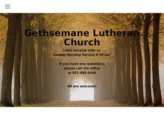 Gethsemanelutheranchurch.com(Gethsemanelutheranchurch) Screenshot