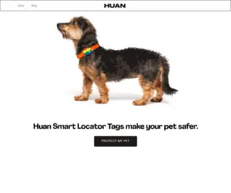 Gethuan.com(Bluetooth Smart Tags For Your Pet) Screenshot