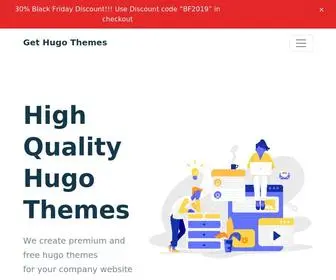 Gethugothemes.com(Creative And Blazing Fast Premium Hugo Themes) Screenshot