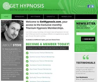 Gethypnosis.com(Join the people who are making a diffrence in their lives) Screenshot