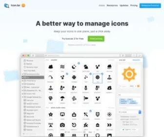 Geticonjar.com(Your icon organizer for macOS) Screenshot