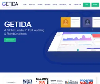 Getida.com(Amazon Auditing & Reimbursements Home) Screenshot