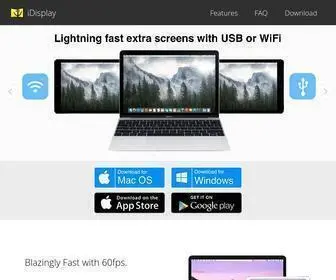 Getidisplay.com(Turn your iPhone) Screenshot