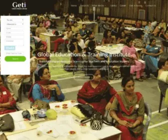 Getilearn.org(GETI Teachers Training Institute in Lucknow) Screenshot