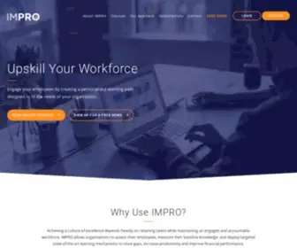 Getimpro.com(Upskill Your Workforce) Screenshot