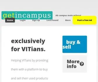 Getincampus.co.in(getincampus) Screenshot