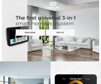 Getinfini.com(Take The control of your home) Screenshot