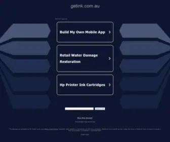 Getink.com.au(getink) Screenshot