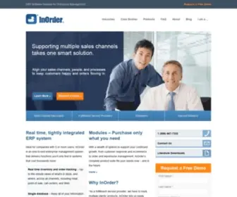 Getinorder.com(ERP Software Solution for Enterprise Management) Screenshot