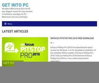Getinpc.info(Get Into PC) Screenshot